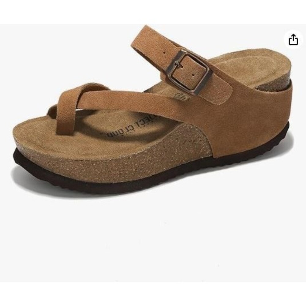 Nwt Project Cloud Memory Foam Suede Platform Ankl… - image 1